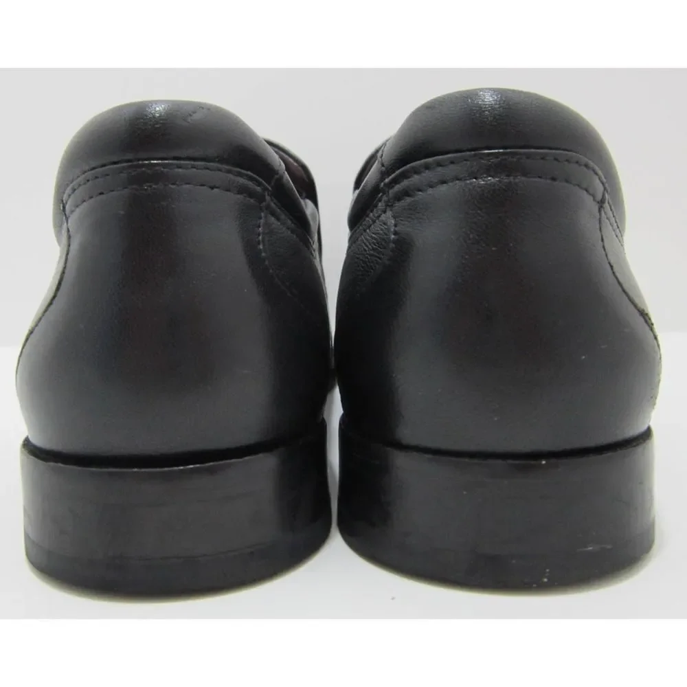 Johnston & Murphy Shaler Black Leather Loafers 8.5